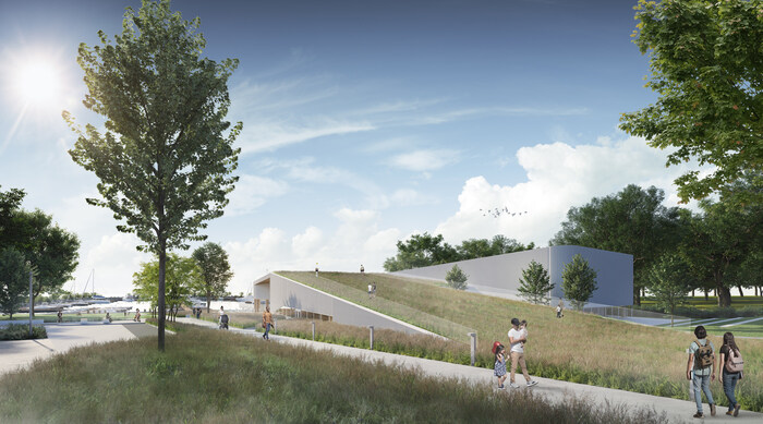 Centre culturel de Beaconsfield, vue du boulevard Beaconsfield (Groupe CNW/City of Beaconsfield)